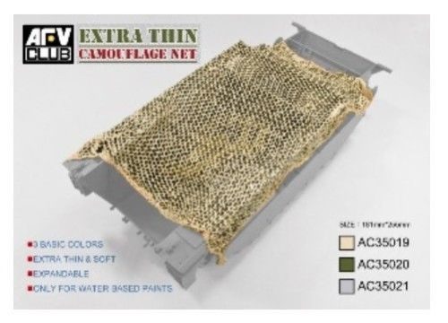 AFV Club AC35019 Camouflage NET-Desert Tan 1/35 álcaháló