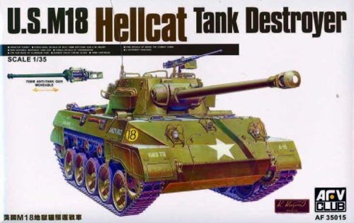 AFV Club AF35015 US M-18 HELLCAT 1/35 harckocsi makett