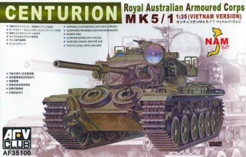 AFV Club AF35100 Centurion Mk 5/1 Royal Australian Armoured Corps (Vietnam Version) 1/35 harckocsi makett