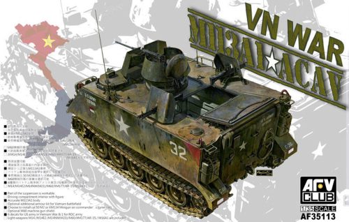 AFV Club AF35113 US M113A1 ACAV VN war 1/35 harcjármű makett