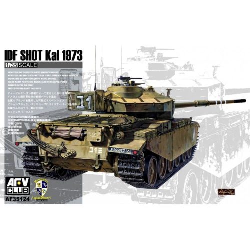 AFV Club AF35124 IDF SHOT Kal 1973 1/35 harckocsi makett