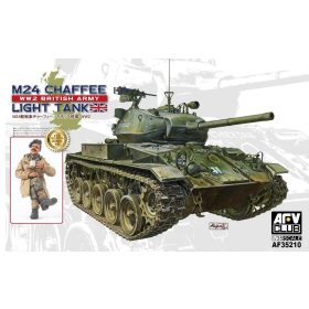   AFV Club AF35210 US M24 Chaffee tank WW 2 British Army version 1/35 harckocsi makett