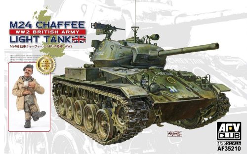 AFV Club AF35210 US M24 Chaffee tank WW 2 British Army version 1/35 harckocsi makett