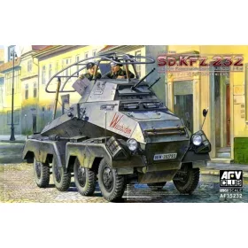   AFV Club AF35232 German Sd.Kfz.232 Schwere Panzerspähwagen 8 Rad 1/35 harcjármű makett