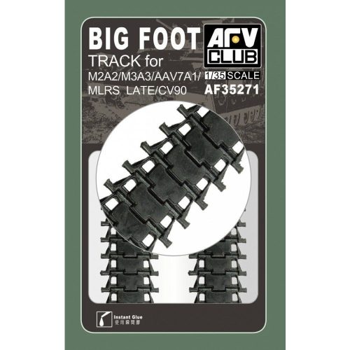 AFV Club AF35271 US M2A2/AAV7/CV "BIG FOOT" Workable Track Link 1/35 működőképes lánctalp