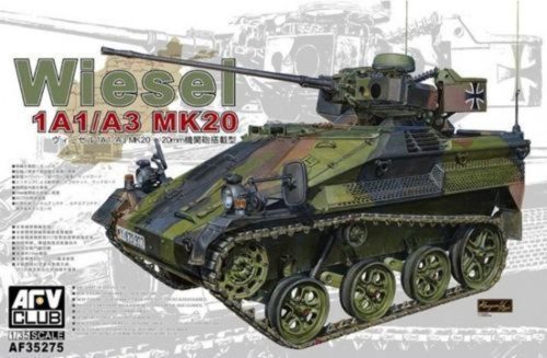 AFV Club AF35275 German Wiesel 1 A1/A3/ MK20 1/35 harckocsi makett