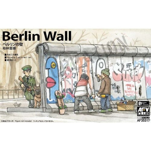 AFV Club AF35317 Berlin Wall <3 units wall set> 1/35
