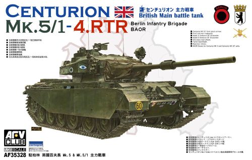 AFV Club AF35328 British Centurion MK.5/1-4.RTR 1/35 harckocsi makett