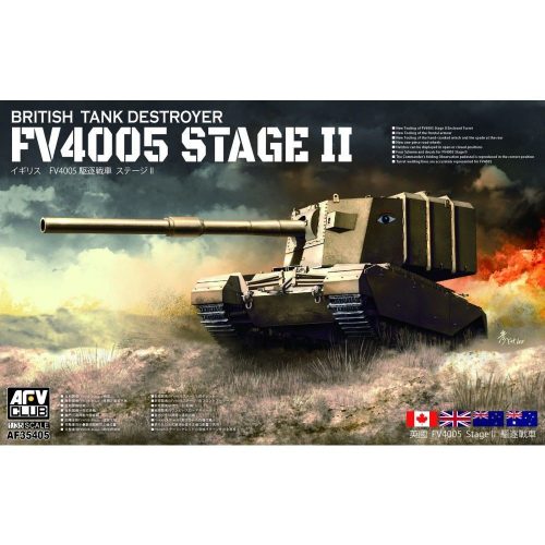 AFV Club AF35405 FV4005 Stage II British Tank Dastroyer 1/35 harckocsi makett