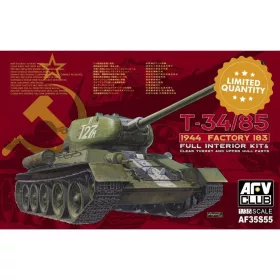   AFV Club AF35S55 Soviet T-34/85 1944 Factory 183 (LIMITED) with transparent turret 1/35 harckocsi makett