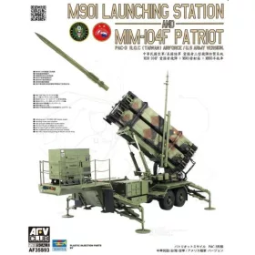   AFV Club AF35S93 M901 Launching Station an MIM-104F Patriot PAC-3 ROC(Taiwan) US Army Version 1/35 makett