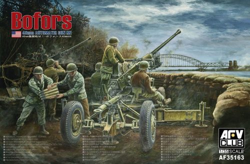 AFV Club AFV35163 US Bofors 40mm AA Gun 1/35 löveg makett