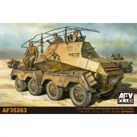   AFV Club AFV35263 German Panzerfunkwagen Sd.Kfz. 263 8-Rad 1/35 harcjármű makett