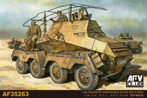 AFV Club AFV35263 German Panzerfunkwagen Sd.Kfz. 263 8-Rad 1/35 harcjármű makett