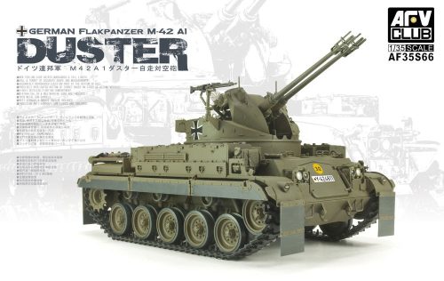 AFV Club AFV35S66 German Flakpanzer M-42 A1 "Duster" 1/35 harckocsi makett