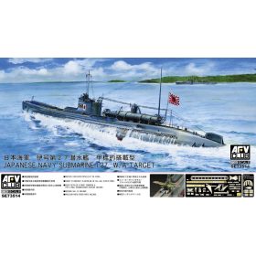   AFV Club AFVSE73514 Japan Navy Submarine I-27 W/A-Target 1/350 tengeralattjáró makett