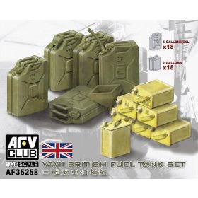 AFV Club AF 35258 WWII British fuel tank set 1/35 makett