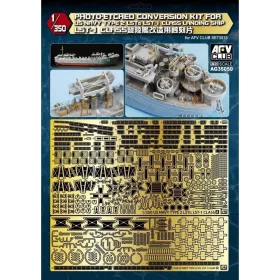   AFV Club AG35050 Photo-Etched conversion set for US Navy Type 2 LST-1 Class 1/350 feljavító készlet