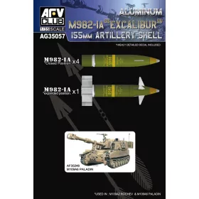   AFV Club AG35057 New 155mm artillery shell 1/35 lőszer makett