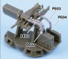 AFV Club AG35058 7.62mm MG & 40mm GL AMMO FEED CHUTE PE for CM-32/33 TIFV 1/35 lőszer makett