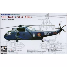   AFV Club AR14405 Sikorsky SH-3A SEA KING (2 kits per box) 1/144 helikopter makett