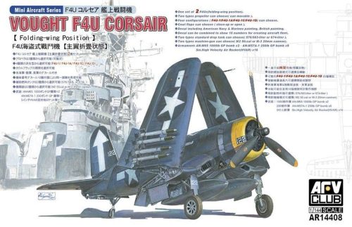 AFV Club AR14408 Corsair F4U (folding-wing) 1/144 repülőgép makett