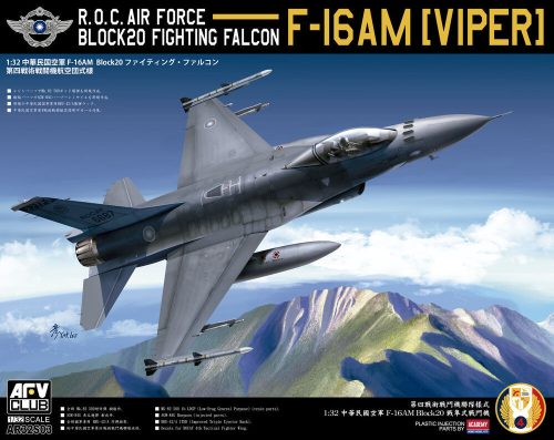 AFV Club AR32S03 ROC AIR FORCE F-16 AM Block 20 (VIPER) 1/32 repülőgép makett