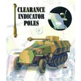   AFV Club C35002 CLEARANCE POLES Sd.Kfz (6 PCS) 1/35 feljavító készlet