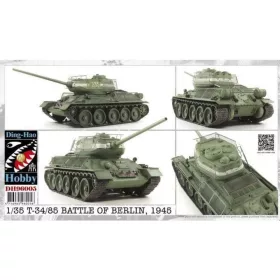   AFV Club DH96005 Soviet T34/85 Battle of Berlin 1945 1/35 harckocsi makett