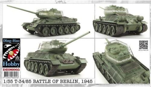 AFV Club DH96005 Soviet T34/85 Battle of Berlin 1945 1/35 harckocsi makett