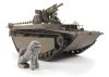 AFV Club DH96008 US LVT 4 Buffalo Carrying M2A1 105mm Howitzer 1/35 harckocsi makett