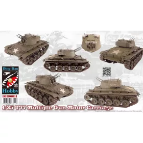   AFV Club DH96011 US T77 Multiple Gun Motor Carriage 1/35 Ding-Hao Hobby harcjármű makett