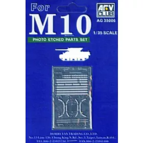 AFV Club G35006 TD US M10 PE parts 1/35 feljavító készlet