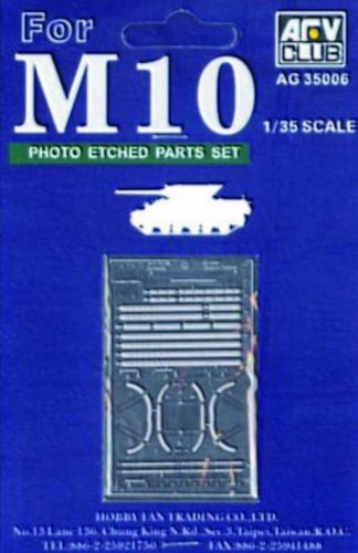 AFV Club G35006 TD US M10 PE parts 1/35 feljavító készlet