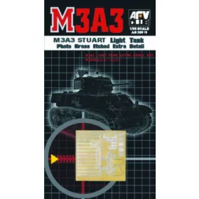 AFV Club G35010 US M3A3 PE parts 1/35 feljavító készlet