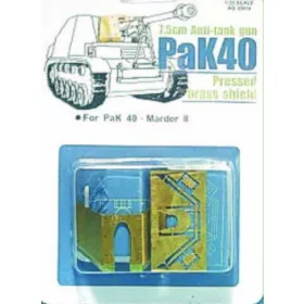 AFV Club G35012 BRASS SHIELD PAK40 1/35 feljavító készlet