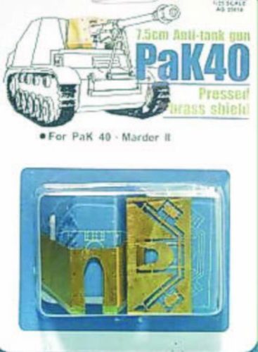 AFV Club G35012 BRASS SHIELD PAK40 1/35 feljavító készlet