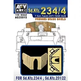   AFV Club G35015 METAL SHIELD Sd.Kfz 234/4 1/35 feljavító készlet