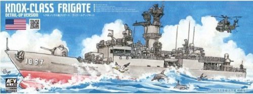 AFV Club SE70003 USS KNOX CLASS FRIGATES Super Detail-Up Version 1/700 hajó makett