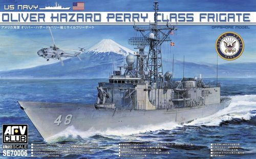 AFV Club SE70006 USS Navy Oliver Hazard Perry class frigate 1/700 hajó makett