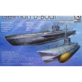   AFV Club SE73504 German U-Boat Type 7C41 1/350 tengeralattjáró makett
