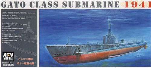 AFV Club SE73509 Japanese Gato 1941 submarine 1/350 tengeralattjáró makett