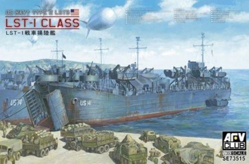 AFV Club SE73515 US WW2 LST-1 Class 1/350 hajó makett