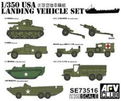 AFV Club SE73516 US WW2 Vehicle Set 1/350 harcjármű makett