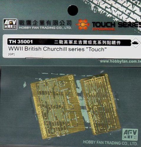 AFV Club TH35001 Super-details set for British Churchill 1/35 feljavító készlet