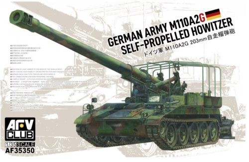 AFV Club AF35350 German Army Self-Propelled Howitzer M110 A2G 1/35 harckocsi makett