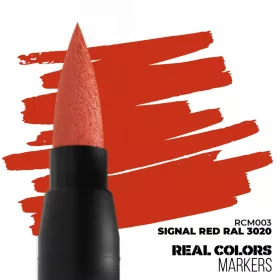   AK Interactive RCM003 SIGNAL RED RAL3020 - RC MARKER - akril festékfilc makettezéshez