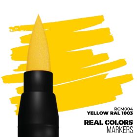   AK Interactive RCM004 YELLOW RAL1003 - RC MARKER - akril festékfilc makettezéshez