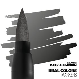   AK Interactive RCM011 DARK ALUMINIUM - RC MARKER - akril festékfilc makettezéshez