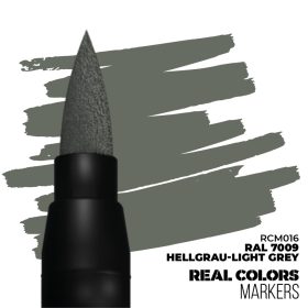   AK Interactive RCM016 RAL7009 HELLGRAU-LIGHT GREY - RC MARKER - akril festékfilc makettezéshez